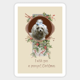 Dog's Christmas Wisches Magnet